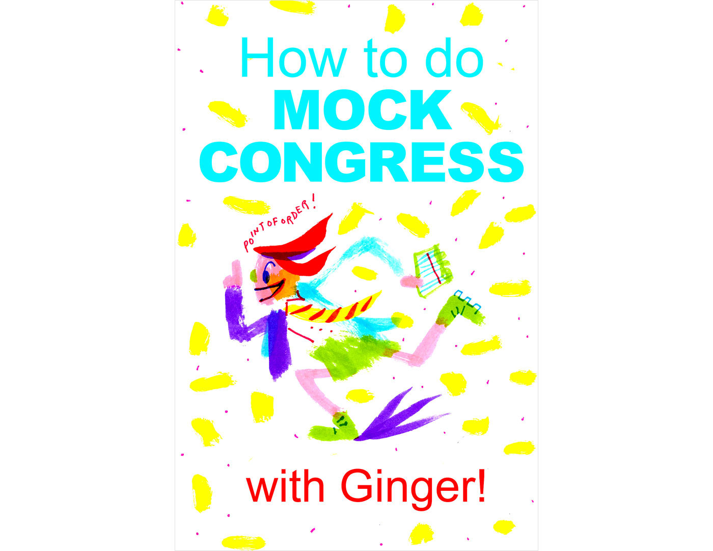 HOW TO DO MOCK CONGRESS with Ginger book spread