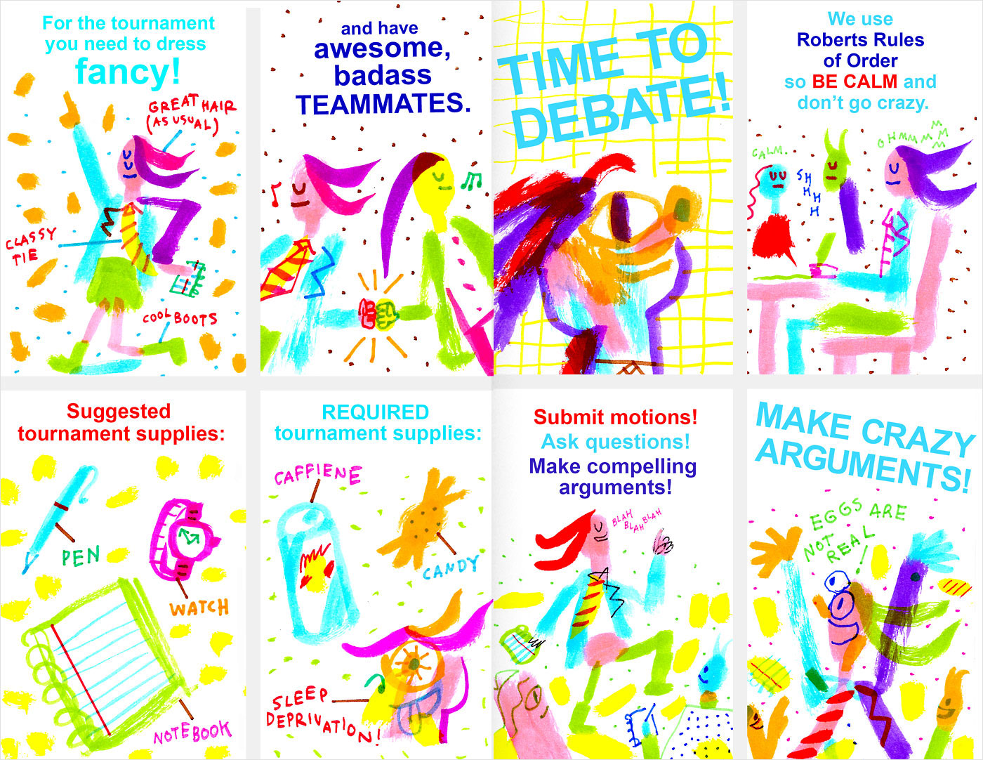 HOW TO DO MOCK CONGRESS with Ginger book spread