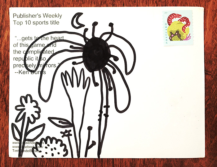 Postcard drawing sent to send cheer
