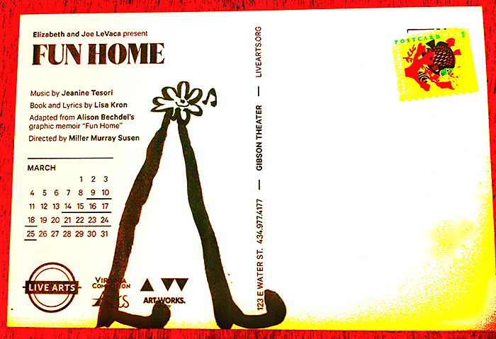 Postcard drawing sent to send cheer